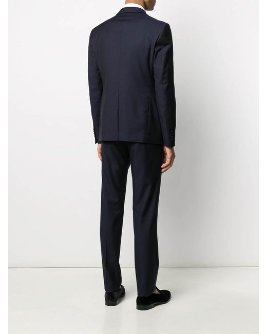 Tagliatore Blue Three-Piece Suit for men