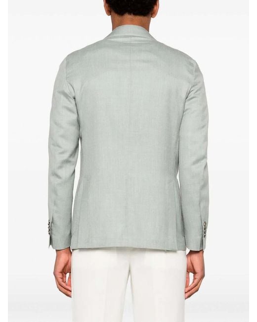 Lardini Gray 'Iconic Drop 7 Reg' Jacket for men