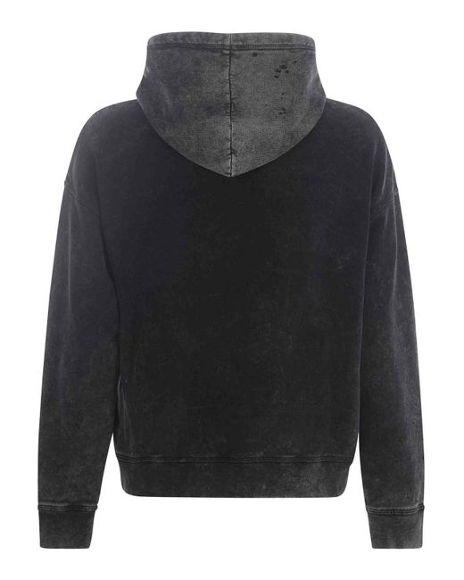 DSquared² Gray Hooded Sweatshirt for men