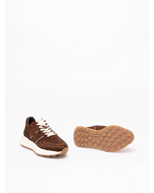 Hogan Brown H641 Sneakers