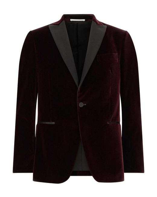 Pal Zileri Black Velvet Blazer for men