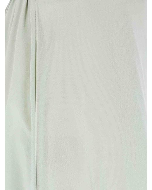 Aspesi White Midi Skirt