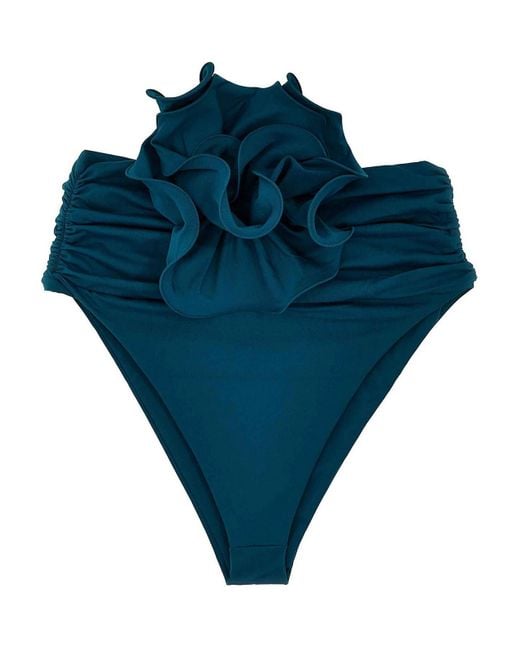 Magda Butrym Blue Swim Bottom 01 Bikini Bottoms