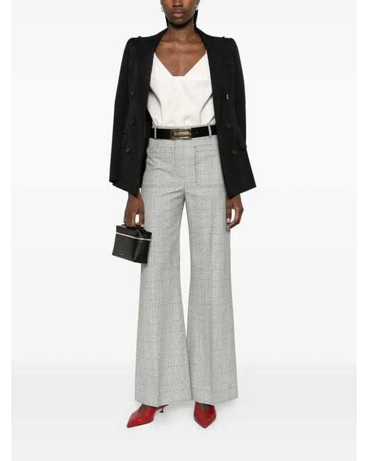 Victoria Beckham Gray Alina Trousers