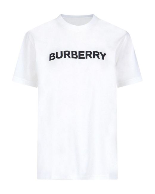 Burberry White Logo Tee