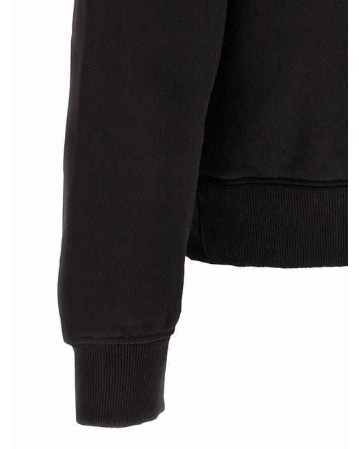 Dolce & Gabbana Black Logo Plaque Hoodie for men