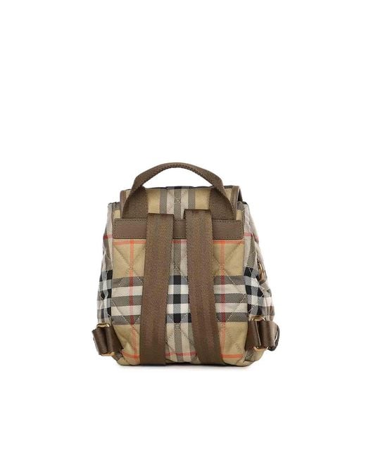 Burberry Natural Mini Horseshoe Backpack