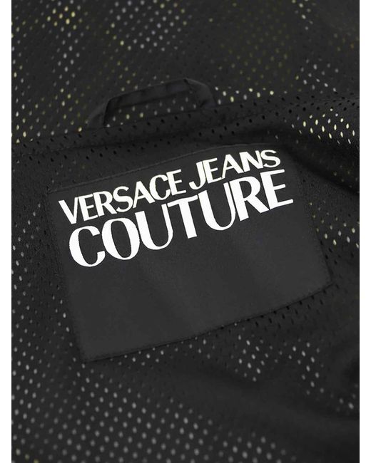 Versace Jeans Couture Black Placed Print Jacket for men