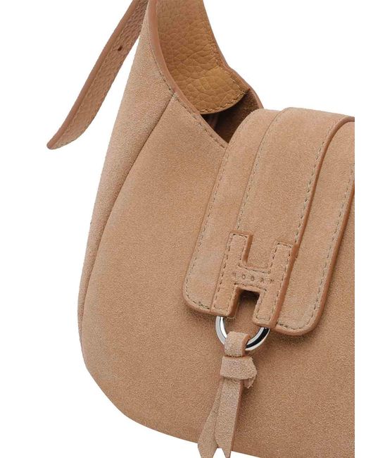 Borsa A Tracolla di Hogan in Natural