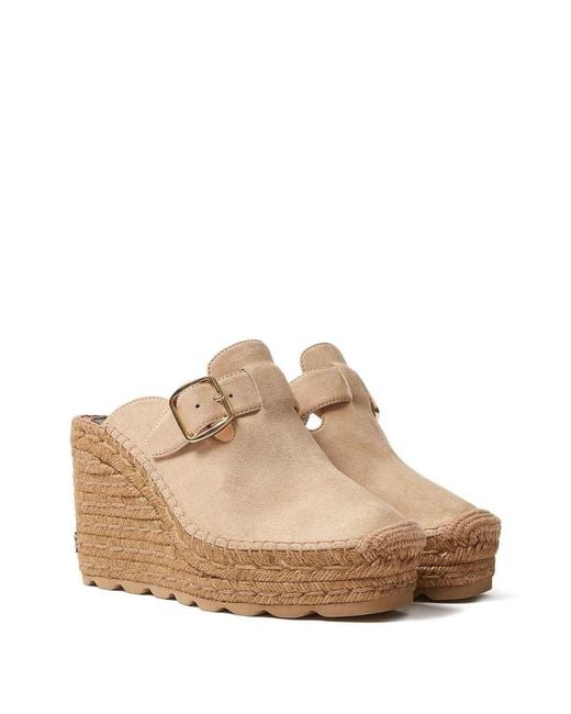 Stella McCartney Natural Wedge Espadrilles