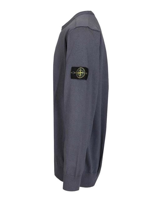 Stone Island Blue Sweater for men