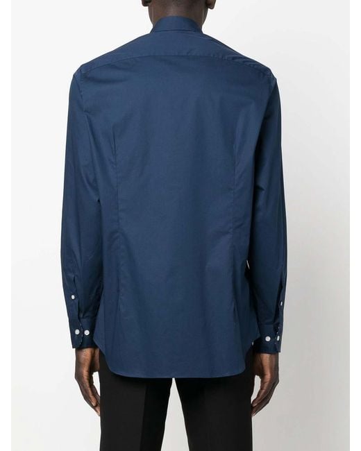 Etro Blue Buttoned Shirt for men