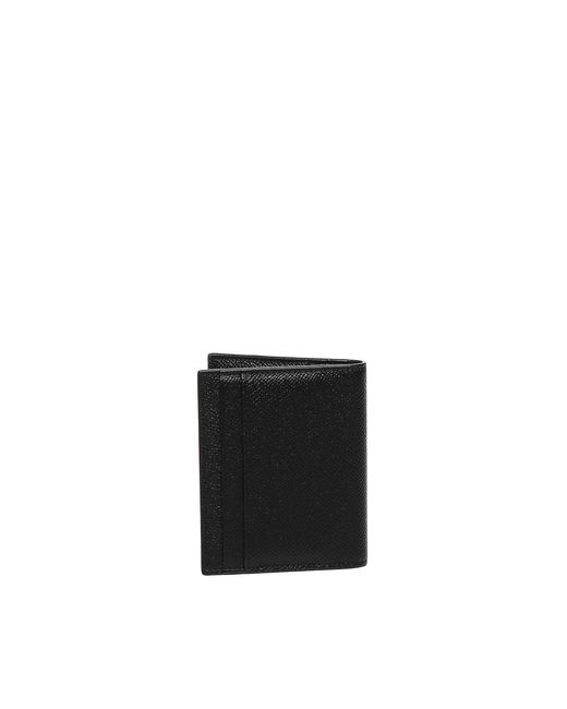 Ferragamo Black Gancini Card Holder for men