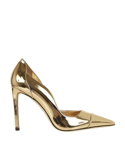 Jimmy Choo Metallic Brigitte 100