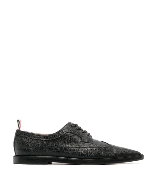 Thom Browne Black Lace-Up Shoes