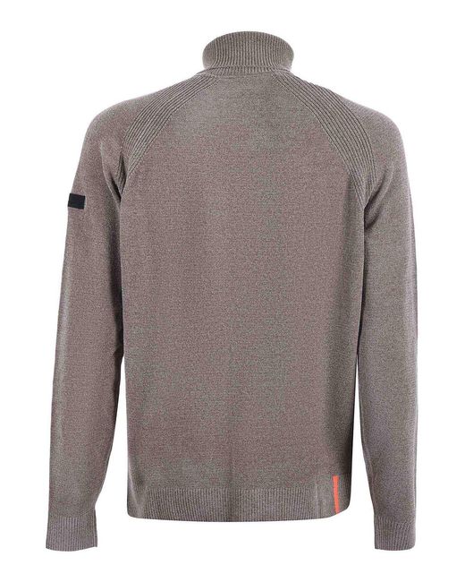 Rrd Gray Chenille Turtleneck for men