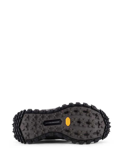 Moncler Black Trailgrip Gtx Mesh And Leather Sneakers for men