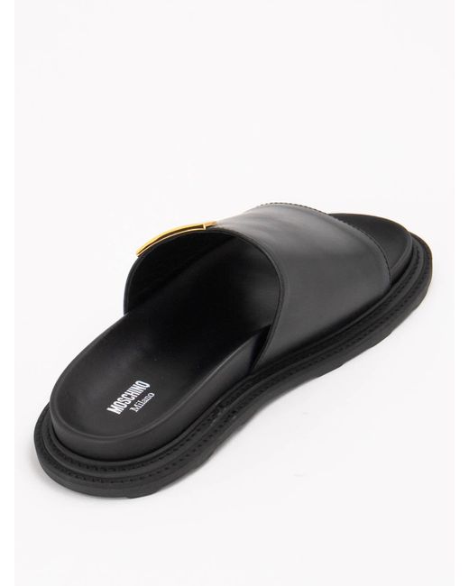 Moschino Black Loafers for men