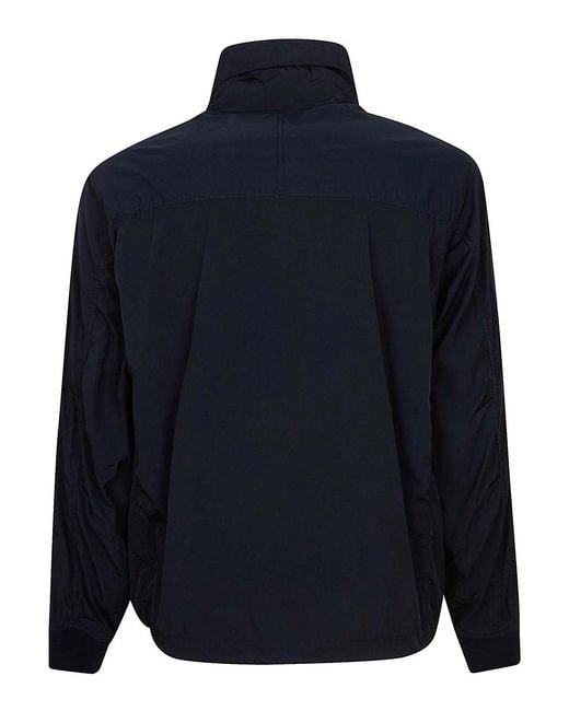C P Company Blue Chrome-R Lens Short Jacket for men