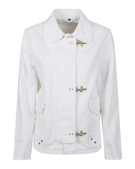 Fay White Denim Jacket