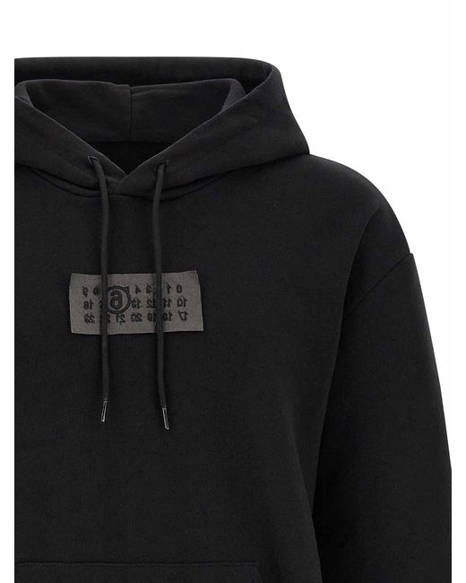 MM6 by Maison Margiela Black Hoodie for men