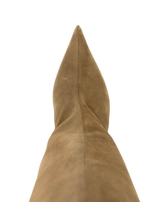The Attico White Military Boot