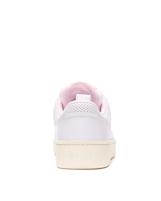 Bally White Riweira Sneakers