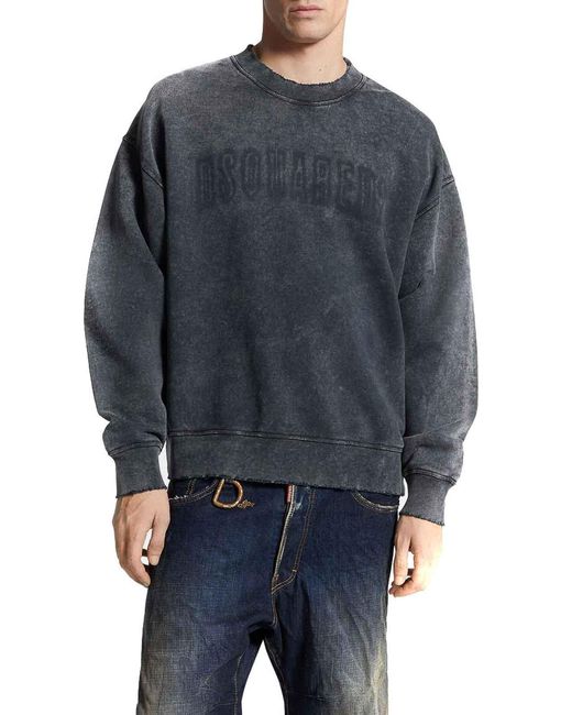 DSquared² Blue Sweatshirt for men