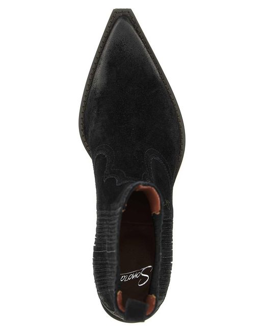 Sonora Boots Black Hernan Ankle Boots