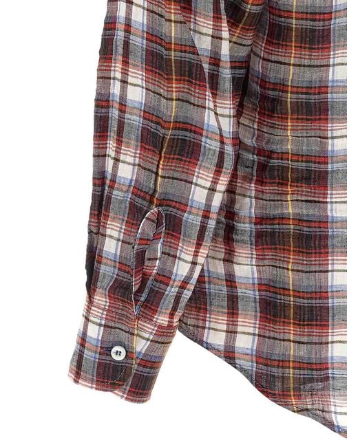 DSquared² Purple Canadian Vintage Shirt for men