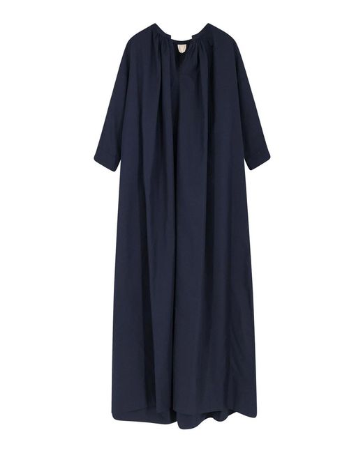 Aspesi Blue Long Cotton Dress
