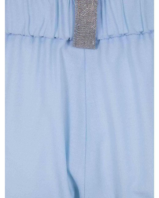 Fabiana Filippi Blue Campagna Classic Trousers
