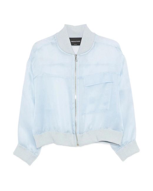 Fabiana Filippi Blue Outerwear