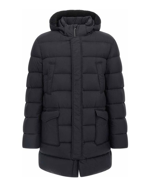Herno Blue Down Jacket for men