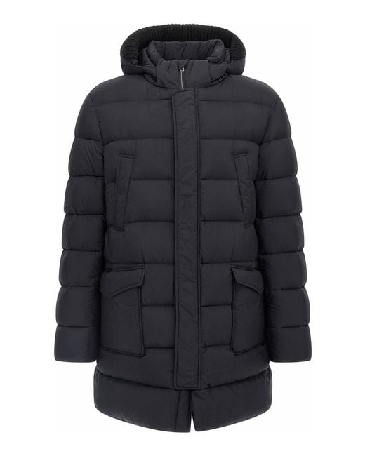 Herno Blue Down Jacket for men