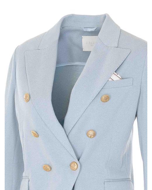 Circolo 1901 Blue Double Breasted Jacket