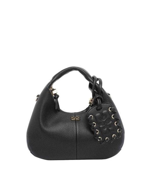 Ganni Black Mini Hobo Bag