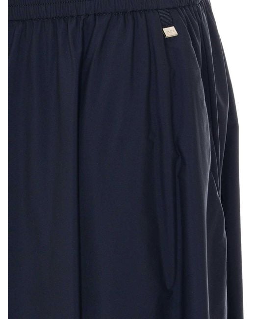 Herno Blue Long Skirt