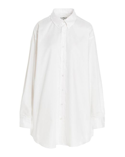 Maison Margiela White Cotton Shirt for men