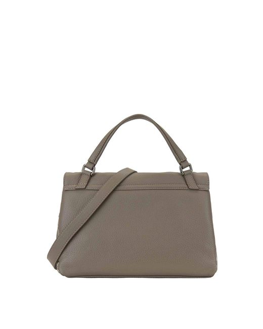 Zanellato Brown Shoulder Bag Postina Baby