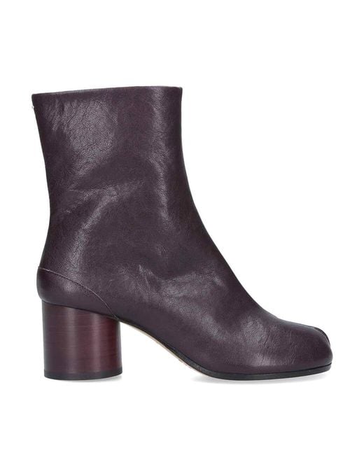 Maison Margiela Purple Ankle Boots