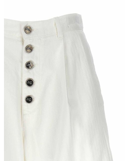 Etro White Bermuda Shorts