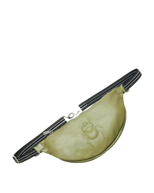 Gabriele Frantzen Green Scarabmotive Medium Belt Bag