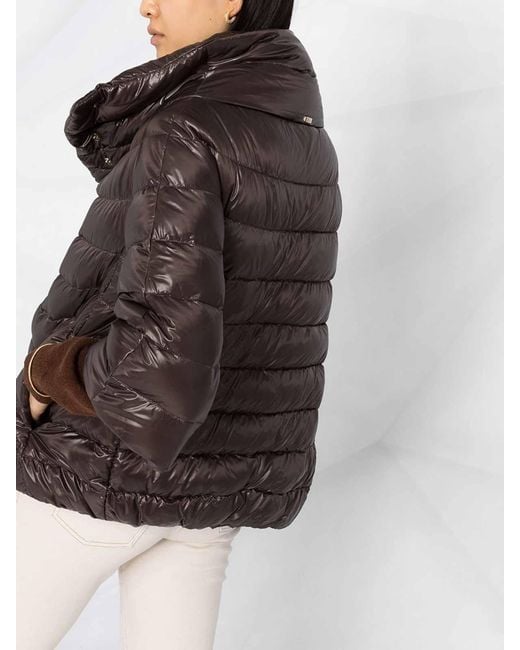 Herno Gray Aminta Puff Coat