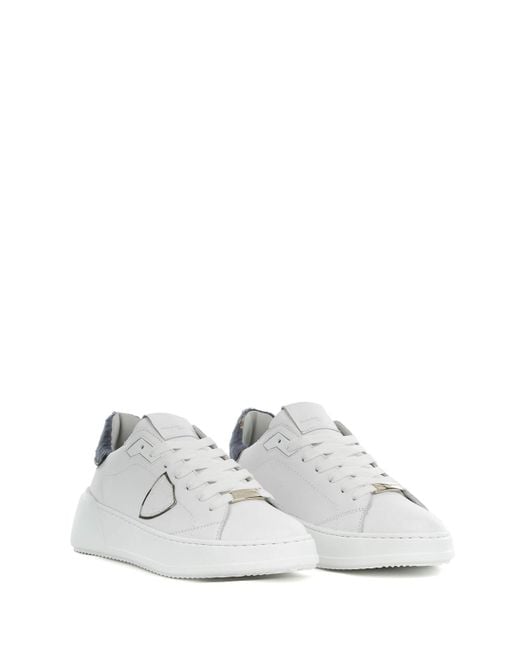 Philippe Model White Sneaker Tres Temple Low