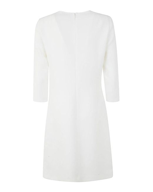 N°21 White Three Quarter Sleeve Mini Dress