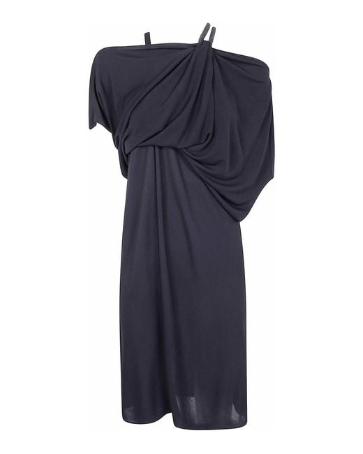 Tom Ford Blue Crepe Jersey Cocktail Dress