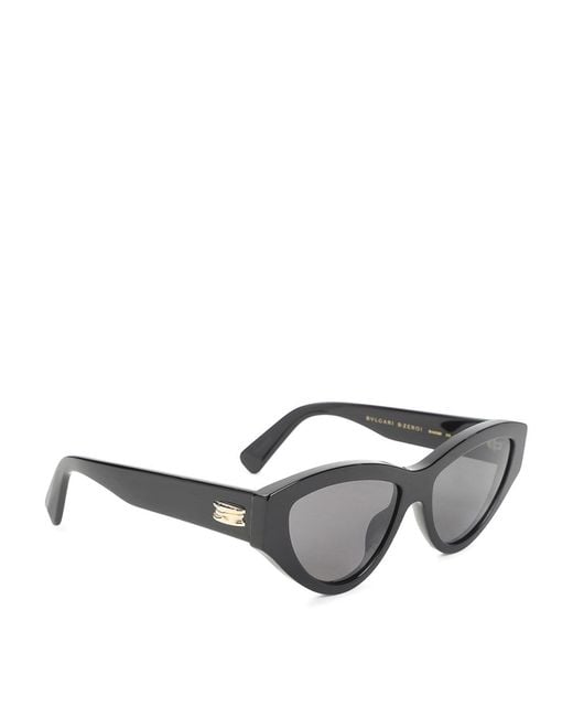 BVLGARI Gray Bzero1 Cat Eye Sunglasses