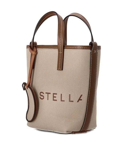 Stella McCartney Natural Bucket Bag Eco Canvas