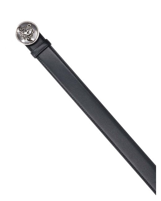 Versace Black Medusa Biggie Belt